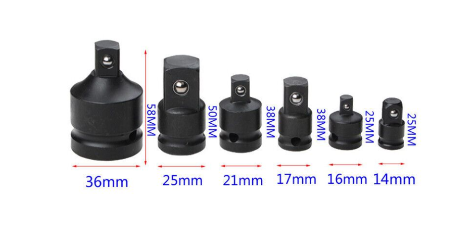 Socket Adaptor - 6 Piece