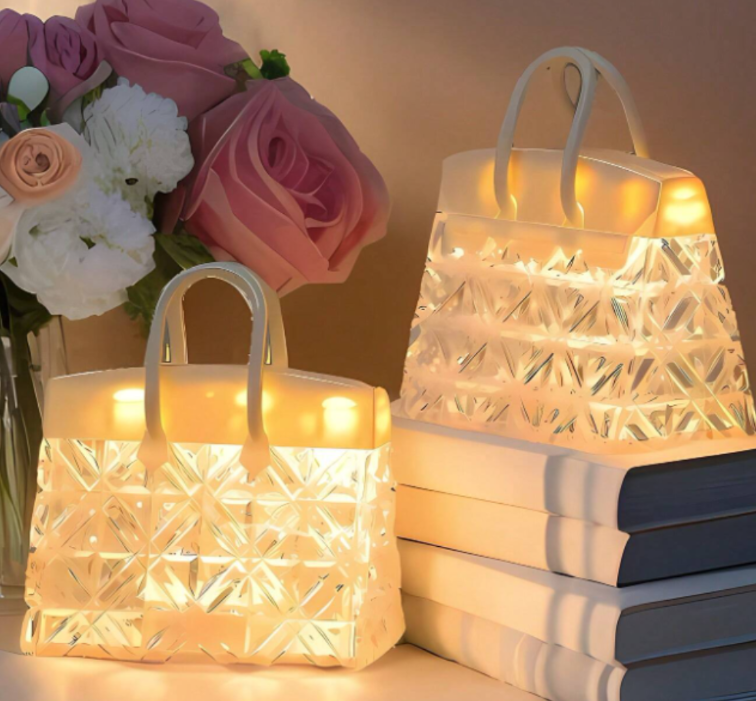 Mini Crystal Handbag Shaped LED Night Light