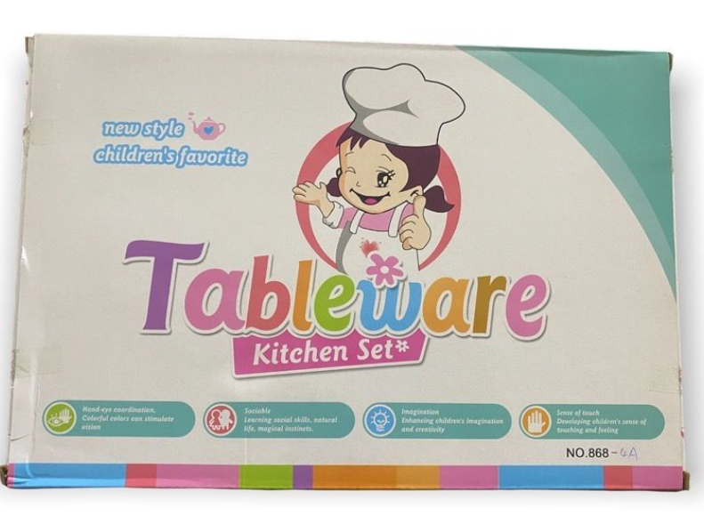 Pretend Play Tea Set for Little Girls