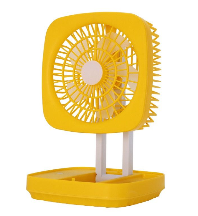 Portable Storage table lamp circulating fan - Blue