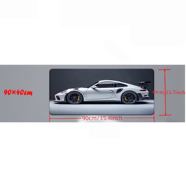GT3 Gaming Mouse Pad & Desk Mat - Extra Large Non-Slip Surface ( 90x40cm)