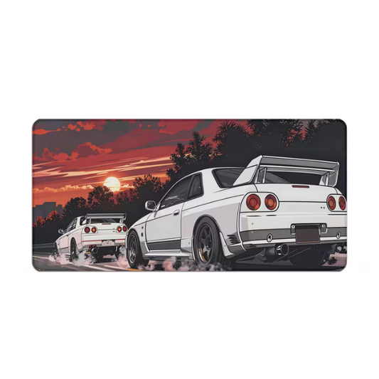 R33 GTR JDM Mouse Pad & Desk Mat – Extra Large (90 × 40cm)