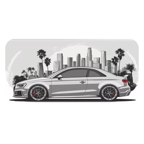 AUDI RS3 Mouse Pad & Desk Mat – Extra Large (90 × 40cm)