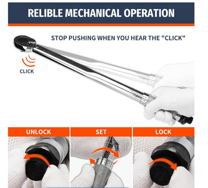 Bebona Torque Wrench 3/8 Drive 10 -110nm