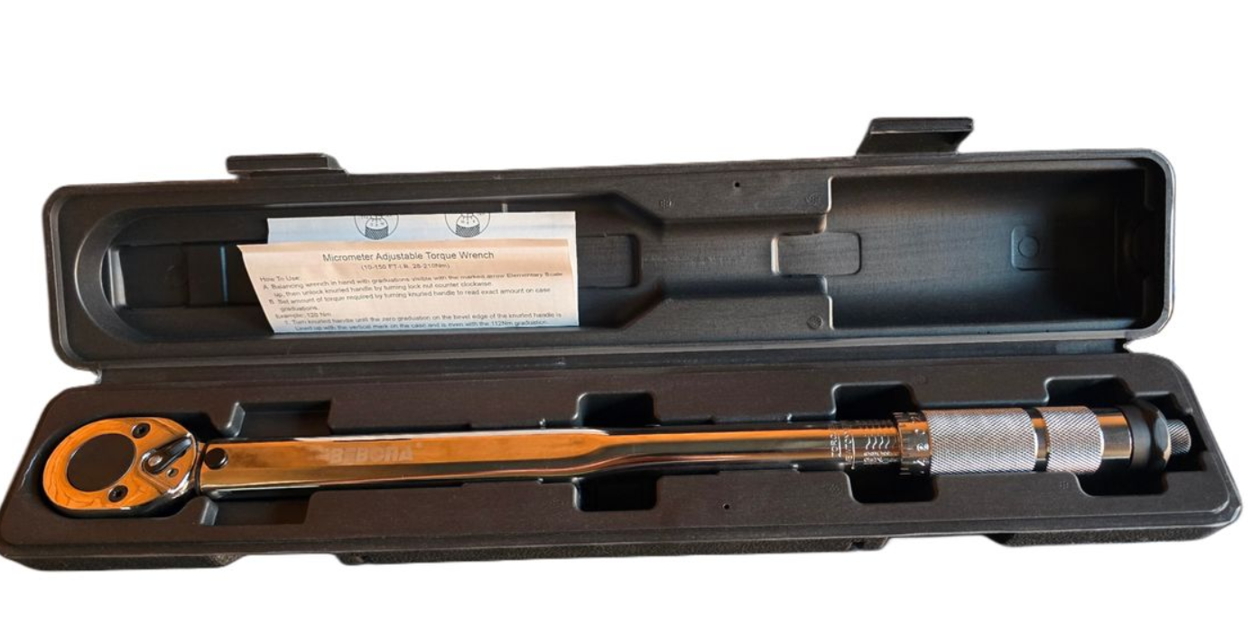 Bebona Torque Wrench 1/2 Inch Drive 28-210nm (10-150 FT-LB)