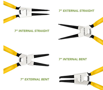 Circlip Plier Set - 4 Piece