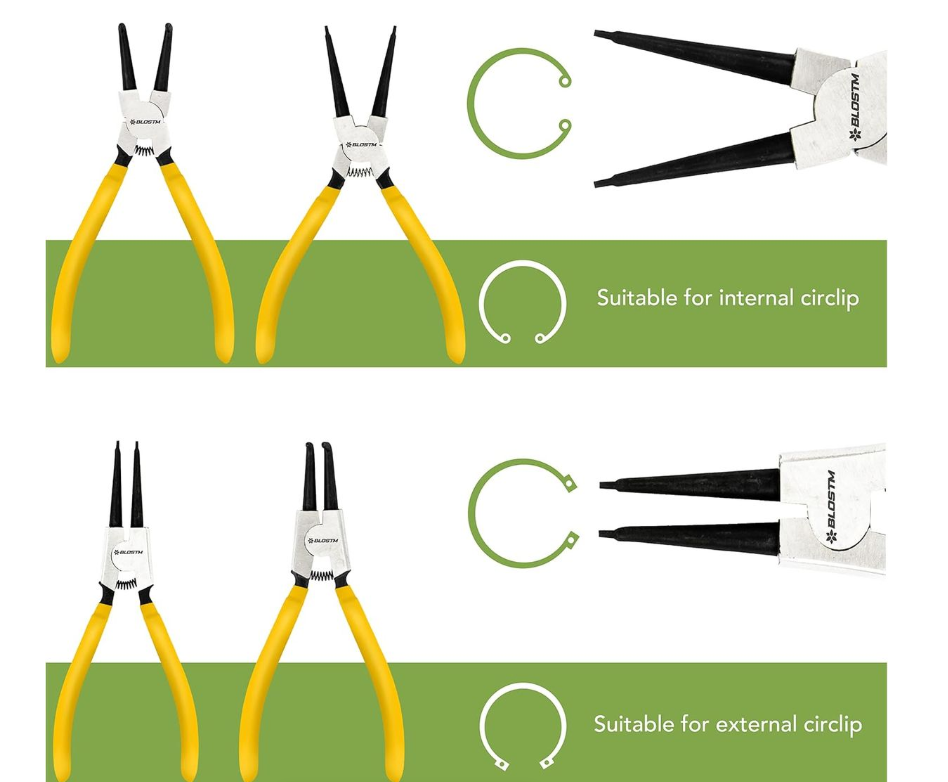 Circlip Plier Set - 4 Piece