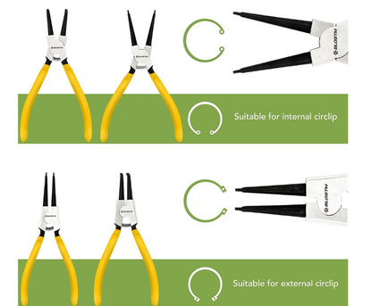 Circlip Plier Set - 4 Piece