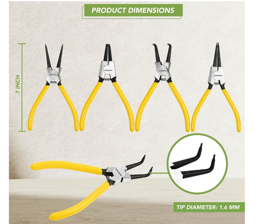 Circlip Plier Set - 4 Piece