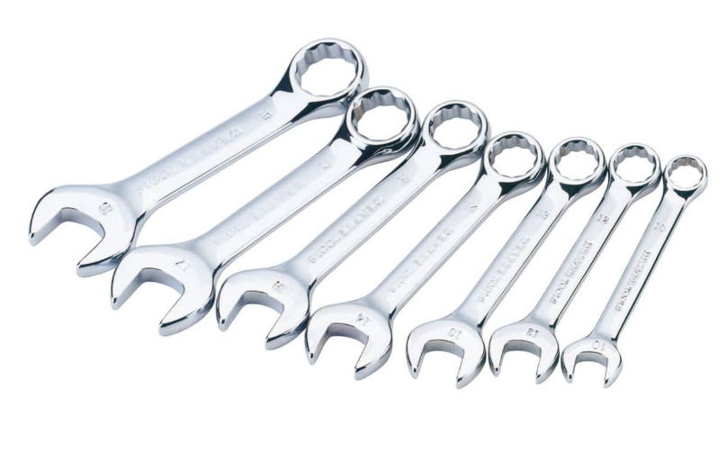 Stubby Spanner Set - 7 Piece