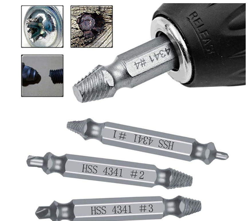 Easy Out Bolt Extractor - 4 Piece