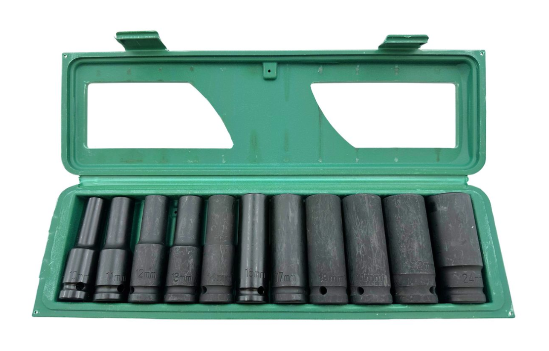 Deep Impact Socket Set 10-24mm - 11 Piece