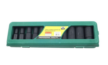 Deep Impact Socket Set 10-24mm - 11 Piece