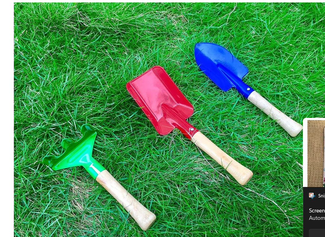 3-Piece Kids Garden Tool Set