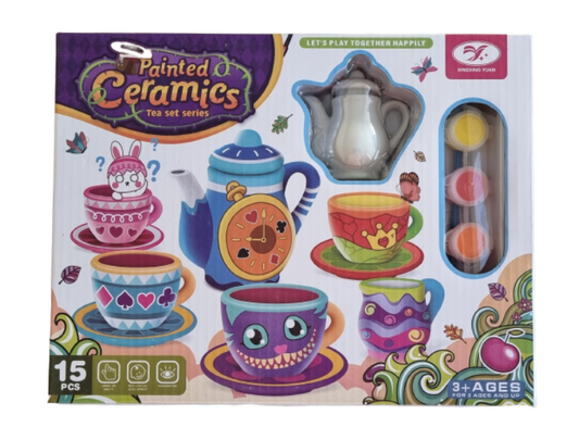 Painted Ceramics Tea Set Series