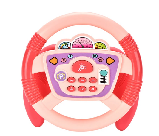 Little Driver Steering Wheel - Pink