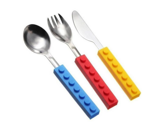 3 Piece Snack And Stack Cutlery Set