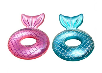 Mermaid Inflatable Pool Ring - 70cm - Pink