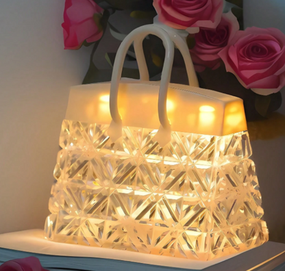 Mini Crystal Handbag Shaped LED Night Light