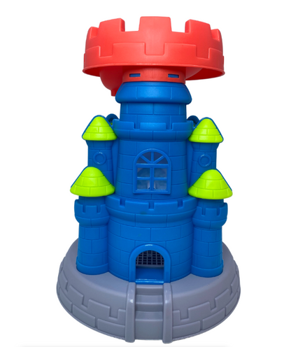 Kids Beach Playset With Accessories - Castle Design - Blue