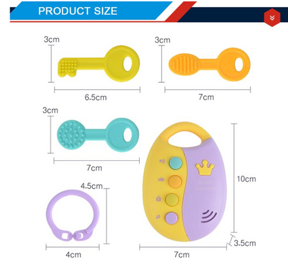 Musical Smart Remote Key Toys for Baby