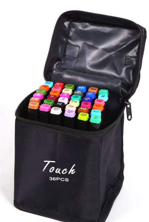 36-pieces Double Tipped Alcohol Art Markers