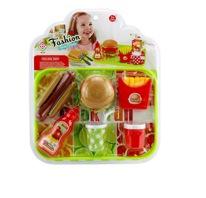 Food Set With Burger & Chips