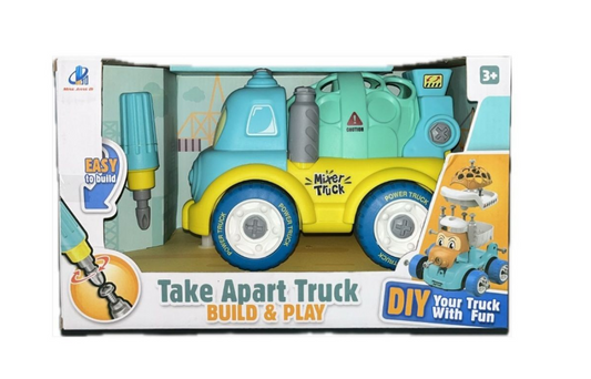Kids Build and Play Mixer Truck