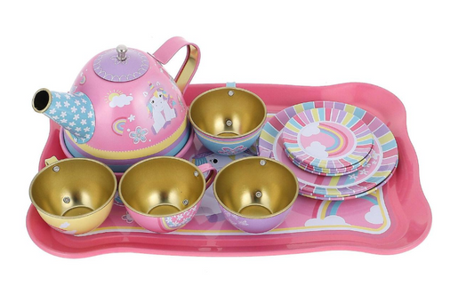 Magical Unicorn Tea Set for Kids - 14 Piece