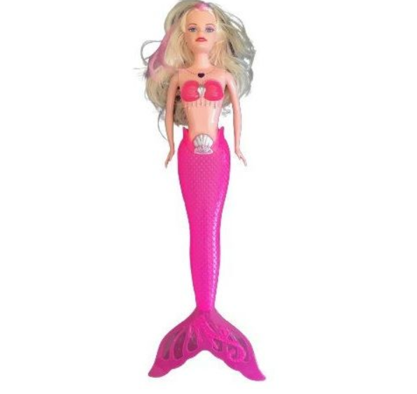 Mermaid Doll with Light Up Tail