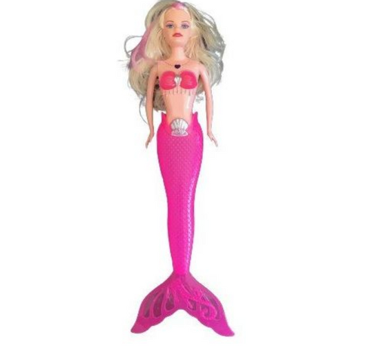 Mermaid Doll with Light Up Tail