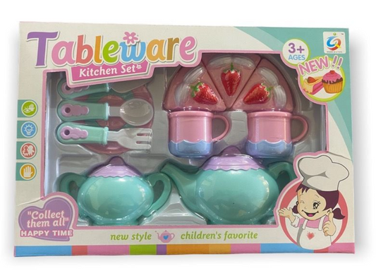Pretend Play Tea Set for Little Girls