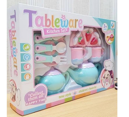 Pretend Play Tea Set for Little Girls