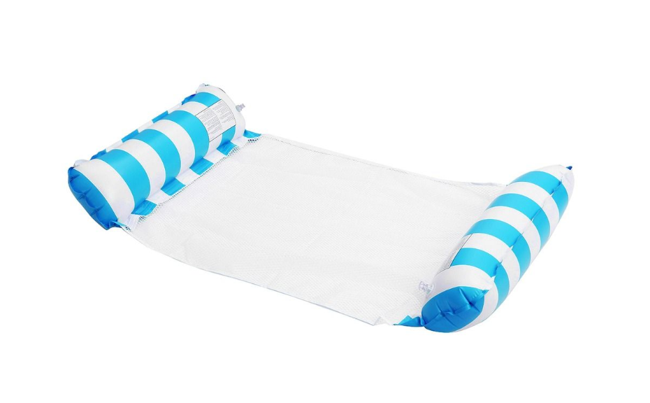 Water Inflatable Hammock Sofa Floating Bed - Blue