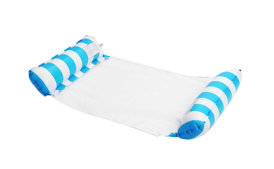Water Inflatable Hammock Sofa Floating Bed - Blue