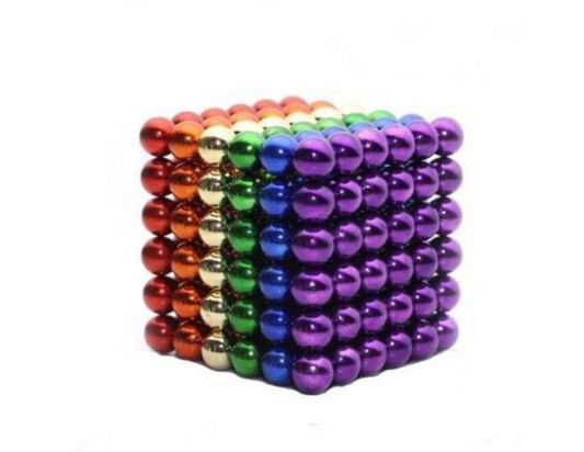JuniorFX 5mm Magnetic Balls - Rainbow (216 Pieces)