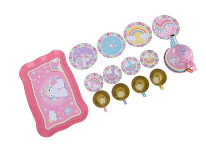 Tea Set for Kids 14 Piece - Unicorn Set