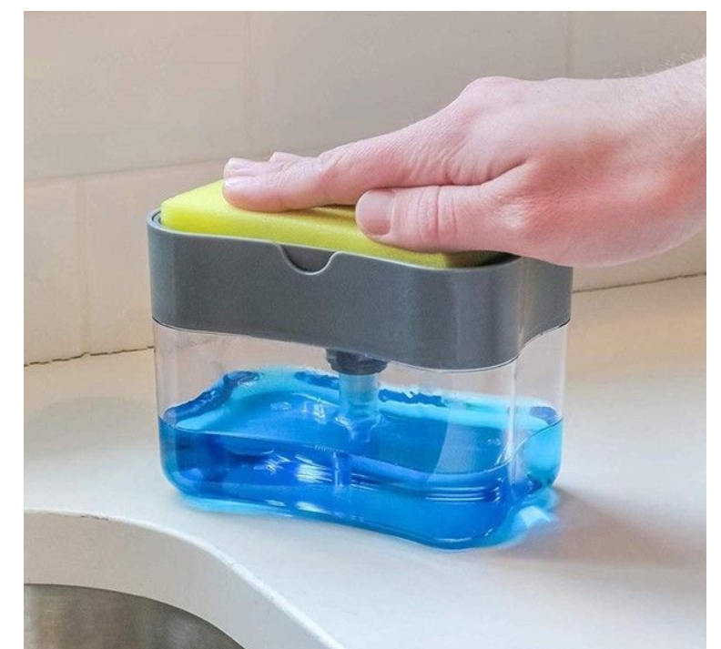Soap Pump and Sponge Caddy