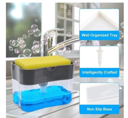 Soap Pump and Sponge Caddy