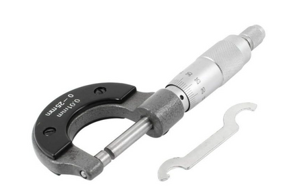 Micrometer 0-25mm - 1 Piece