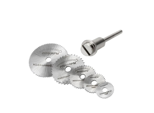 HSS Mini Circular Saw Blades Cutting Discs for Drill - Set of 6