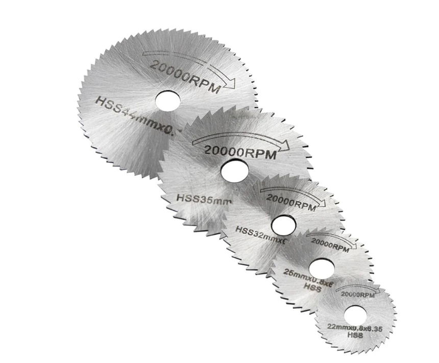 HSS Mini Circular Saw Blades Cutting Discs for Drill - Set of 6