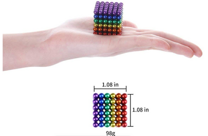 JuniorFX 5mm Magnetic Balls - Rainbow (216 Pieces)