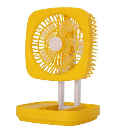 Portable Storage table lamp circulating fan - Blue