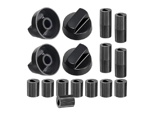 Universal Stove Knobs, 12 Piece ABS Material Multi-function Tool - 4 Piece