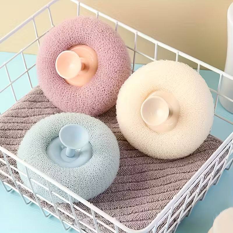 Exfoliating Shower Brush with Suction Cups